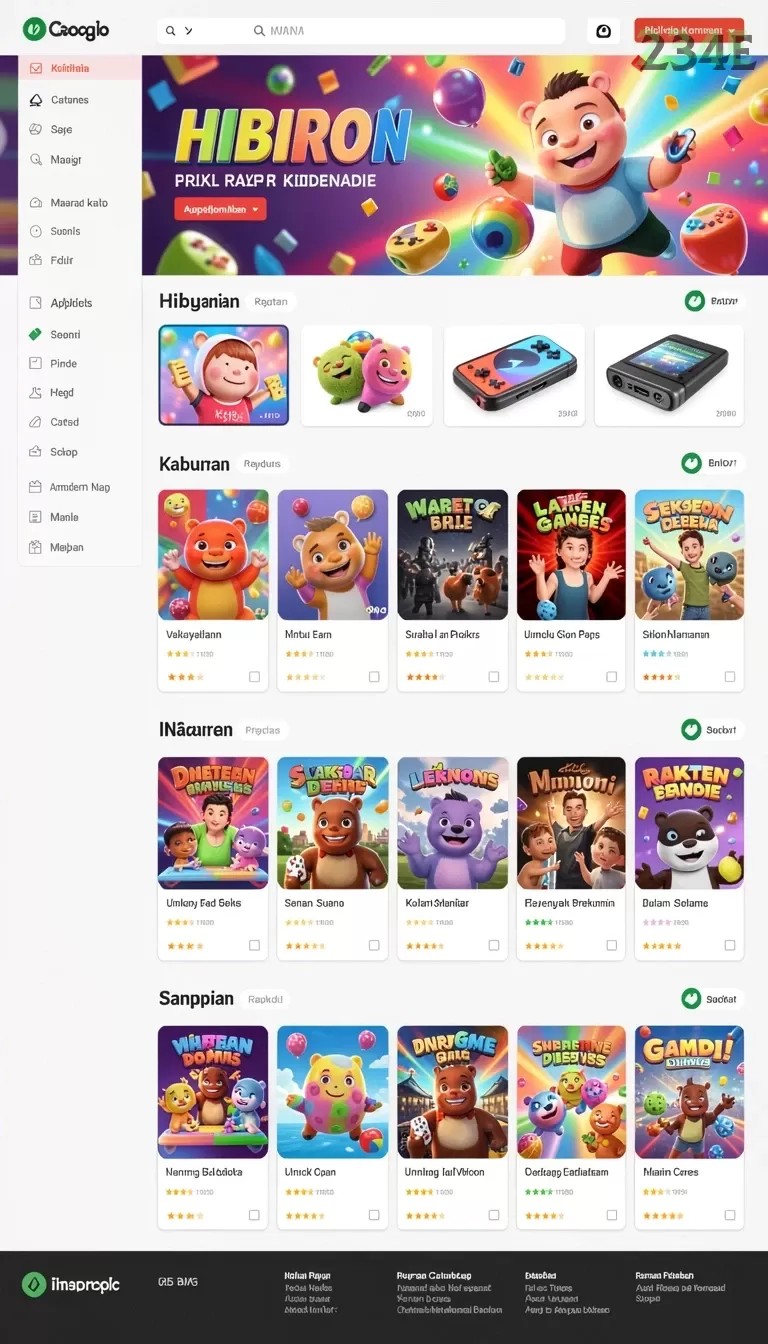 Cuplikan layar HOKIHEBAT — menu navigasi
